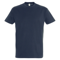 Classic T-shirt (SOL'S Imperial) in navy, plain front before personalisation