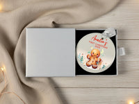 Baby First Christmas Ornament - Gingerbread Keepsake with Name for 2023
