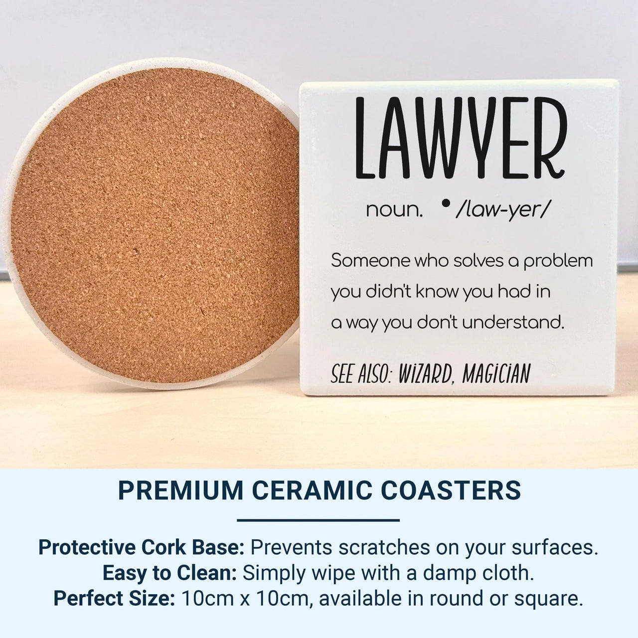 Lawyer Definition Mug – Funny Solicitor Coffee Cup | Barrister Office Humour Gift