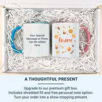 Personalised Autumn Mug – Custom Name Pumpkin Spice Cup | Cosy Seasonal Gift