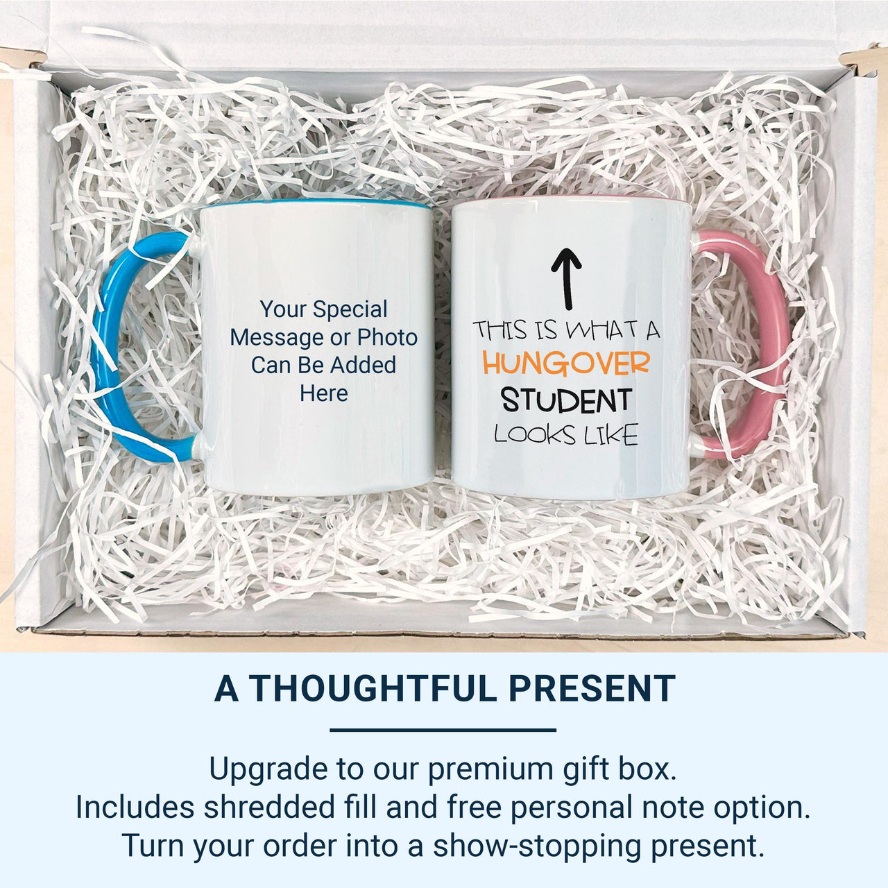 Hungover Student Mug | Ideal University Starter Gift | Birthday & Christmas Tea Cup for Best Mate
