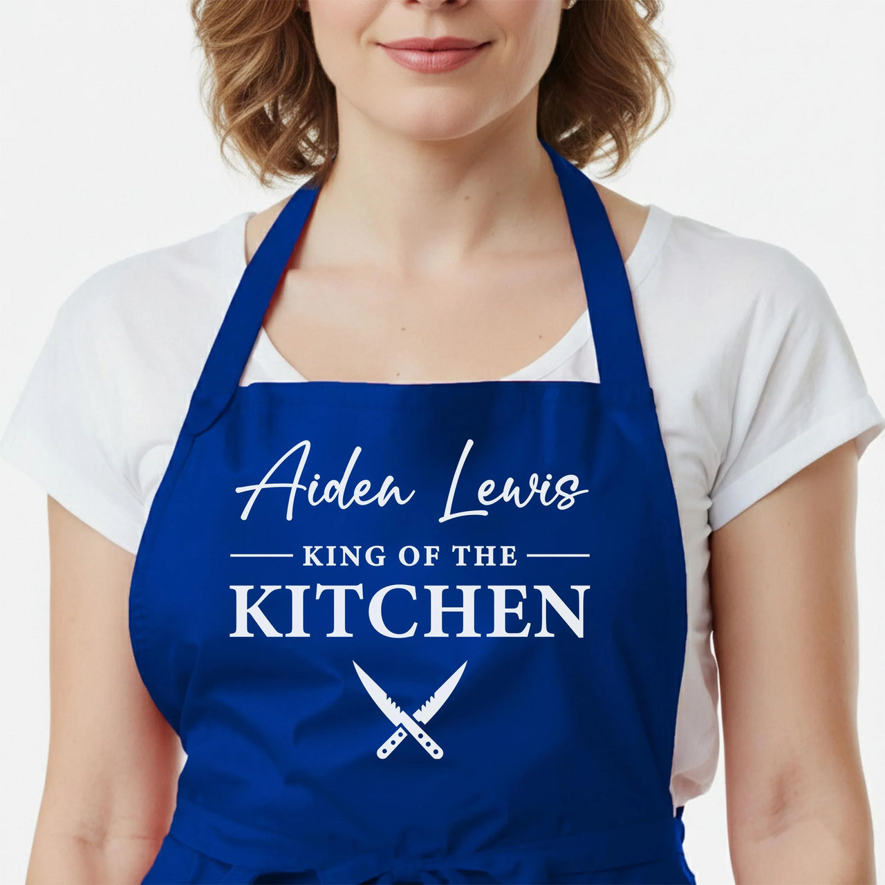 Matching Couples Aprons – His And Hers Adjustable Fit | Personalised Kitchen Gift
