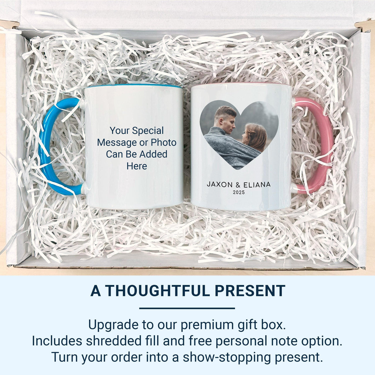 Personalised Photo Mug – Your Picture, Text or Date – Family, Memorial and Everyday Memory Keepsake Gift