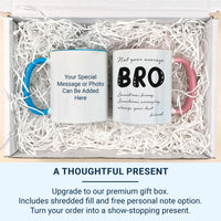 Not Your Average Bro Mug – Funny Brother and Best Friend Gift – Humorous Cup for Birthdays, Christmas or Just Because