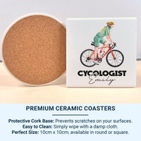 Cycologist Personalised Mug – Funny Cycling Gift – Custom Name Bike Design for Cyclists, Commuters and Weekend Riders