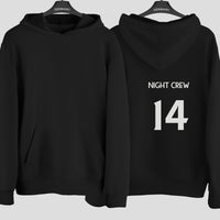 Esports Clan Tag & Number Iron-On Transfer shown on a hoodie