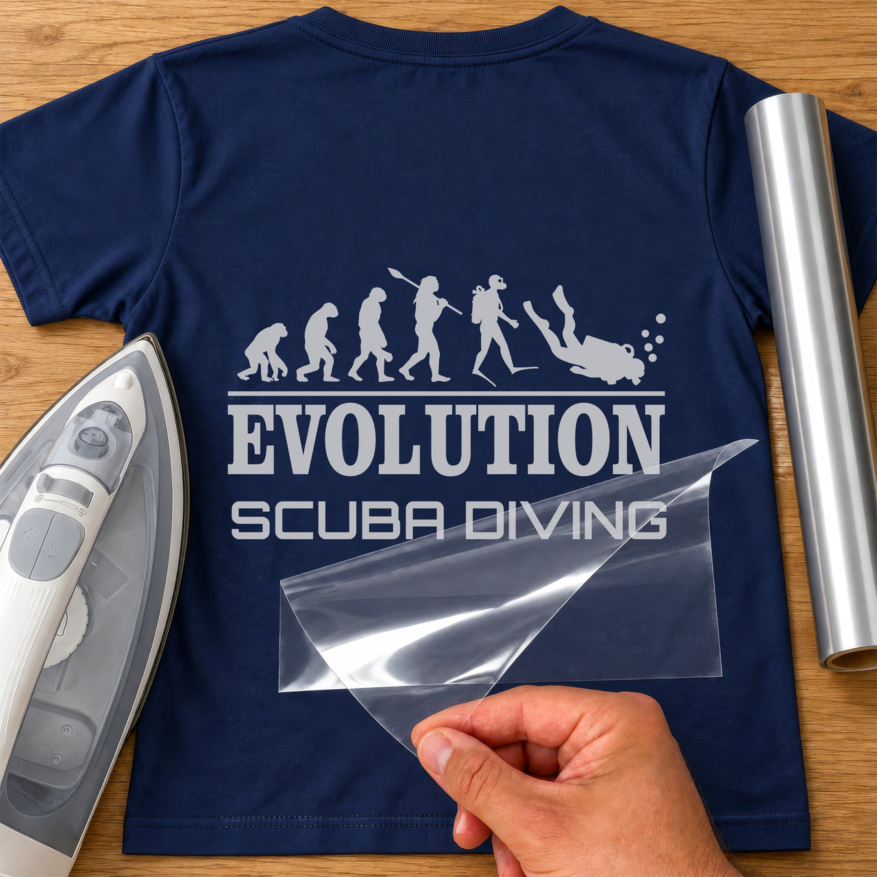 Evolution Scuba Diving Iron-On Transfer - DENMARY HTV