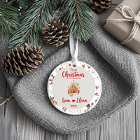 New Home Gingerbread Ornament - First Christmas Keepsake for Couples & Housewarming