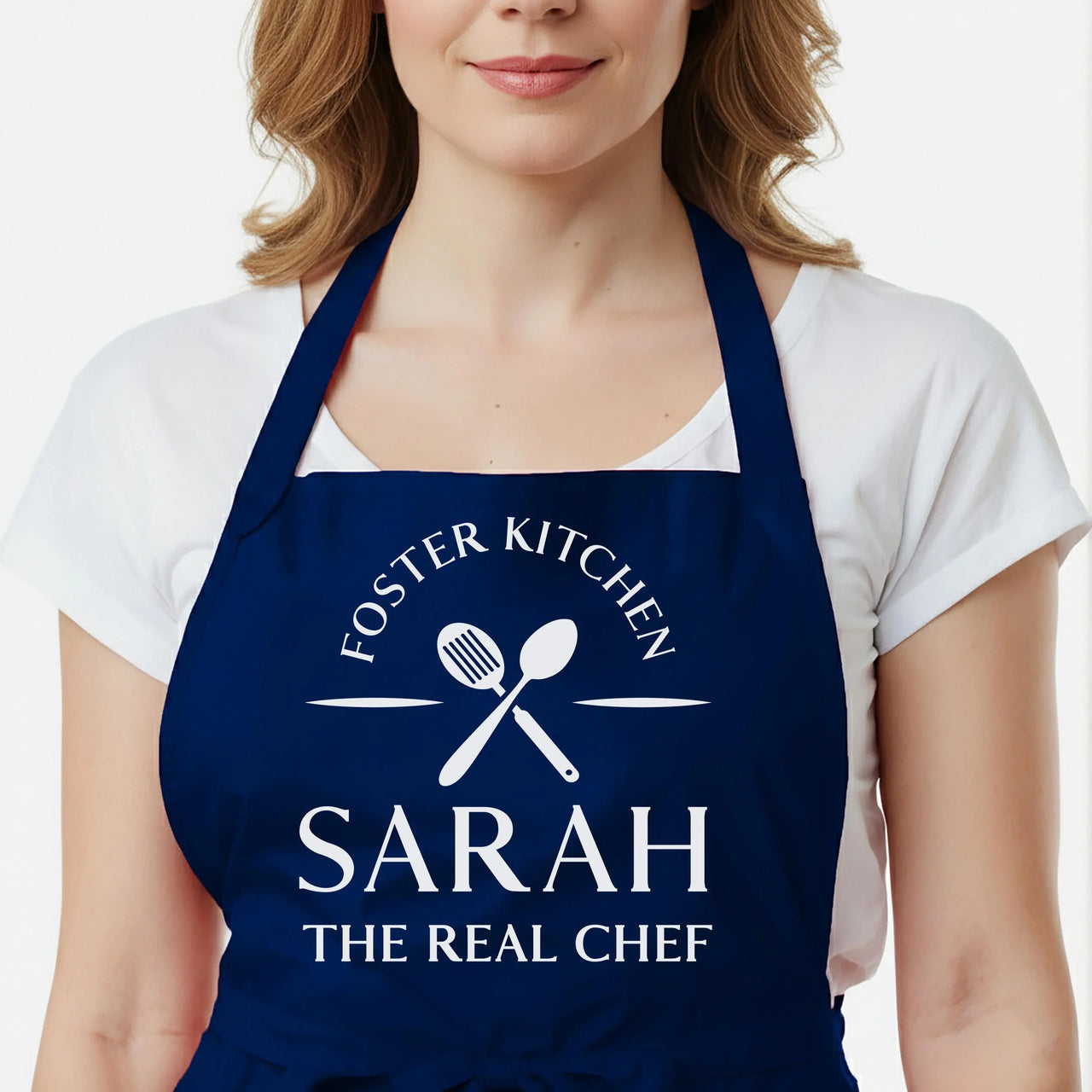 His And Hers Aprons - Custom Couple Aprons Set With Adjustable Neck Strap