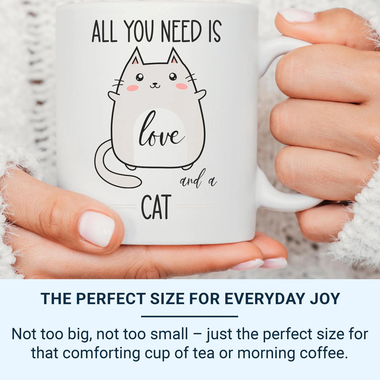 Cat Lover Mug | Custom Cat Coffee Cup – Funny, Microwave Safe Ceramic Mug
