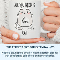 Cat Lover Mug | Custom Cat Coffee Cup – Funny, Microwave Safe Ceramic Mug