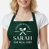 His And Hers Aprons - Custom Couple Aprons Set With Adjustable Neck Strap