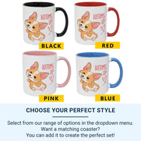 Corgi Mug – Funny Dog Lover Gift With Heart Butt Pup Illustration – Ceramic Coffee Cup