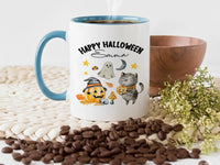 Personalised Halloween Mug – Cute Spooky Icons | Kids Halloween Gift Cup