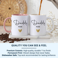 New Mum and Dad Gift Mugs | Mummy and Daddy To Be | Perfect for Baby Showers and New Parents