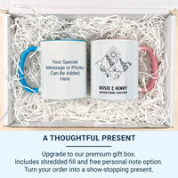 Personalised Couple Mug – Custom Name Travel Lovers Gift | Durable Ceramic Adventure Cup