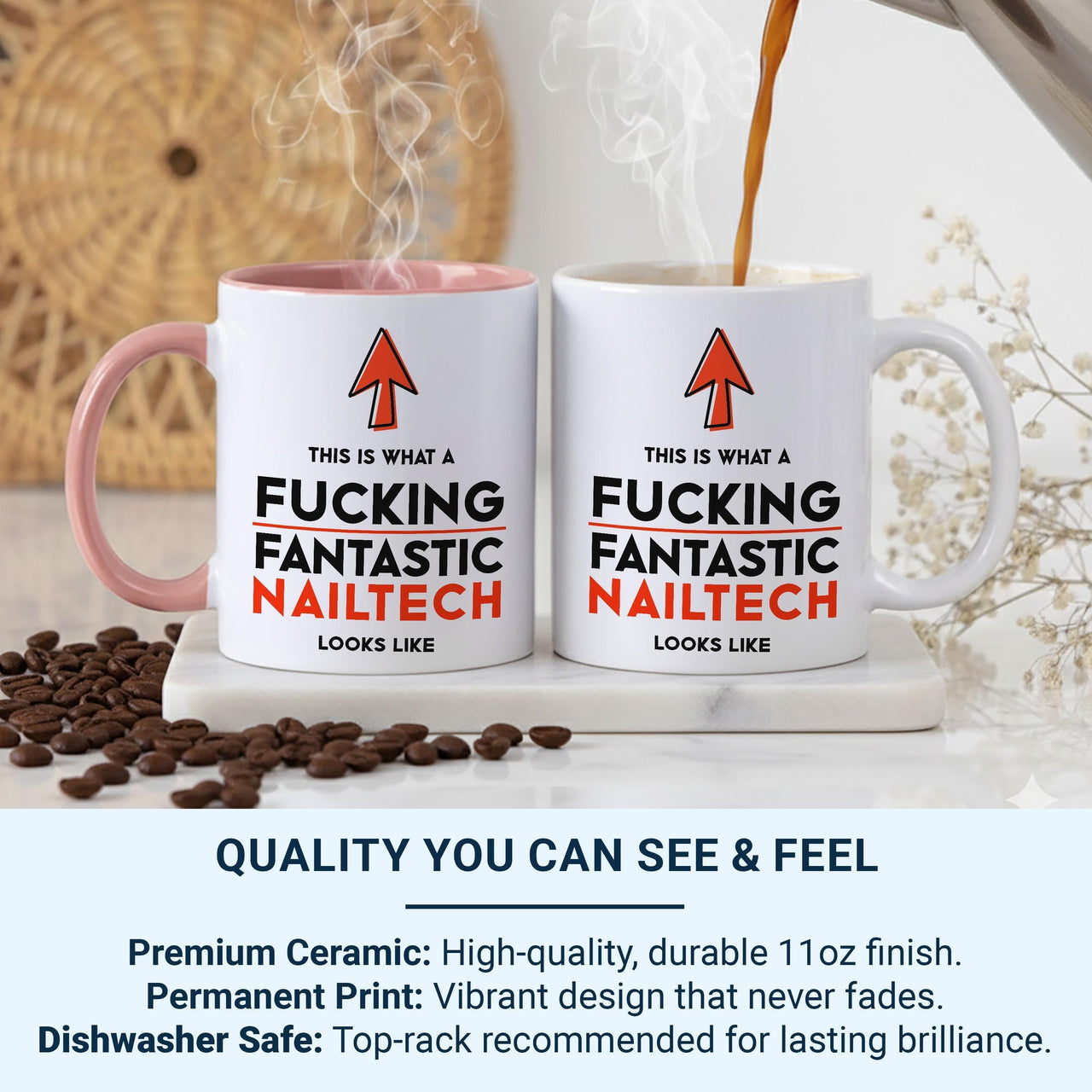 Personalised Photo Mug – Custom Picture Cup for Family Memories and Remembrance – Everyday Keepsake with Name/Date