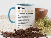 Personalised Husband Mug | Funny Anniversary Gift – Unique Husband Keepsake Present