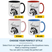 Equestrian Horse Mug - Perfect Birthday or Christmas Gift - Cute Horse Coffee Cup for Owners & Enthusiasts