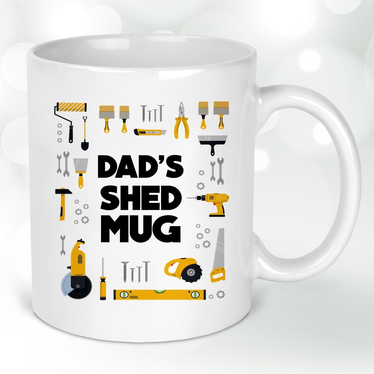 Funny Father's Day Mug – Dad's Shed Theme – Ideal Gift for Fathers - DENMARY