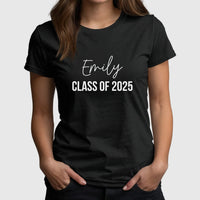 Thumbnail for Graduation T-Shirt - School Leavers' Keepsake - Customisable Design - DENMARY