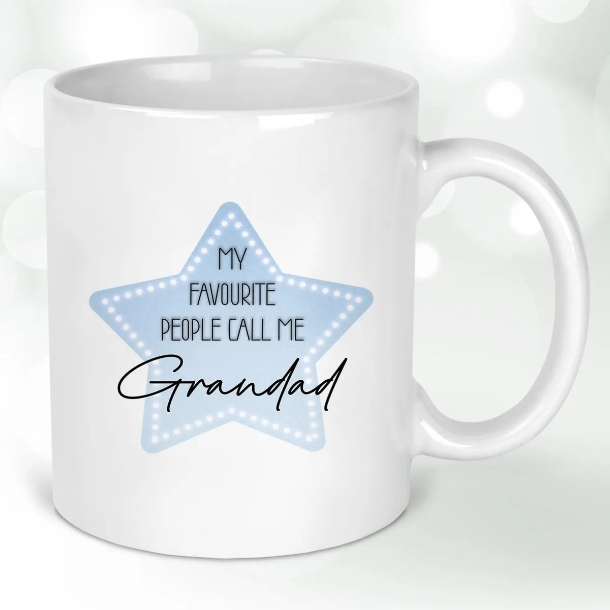 Grandad Custom Coffee Mug - Father's Day Present - Dual-Sided Tribute - DENMARY