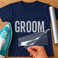 Groom Top Hat Iron-On Transfer - Stag Do & Wedding Day Design