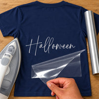 Halloween Pumpkin Iron-On Transfer - Spooky Jack-O-Lantern Design