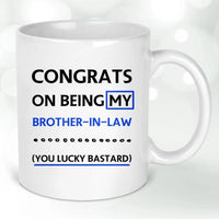 Thumbnail for Humorous Brother-in-Law Mug - Perfect Congratulatory Gift - Novelty Design - DENMARY