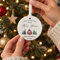Personalised New Home Ceramic Ornament - lifestyle