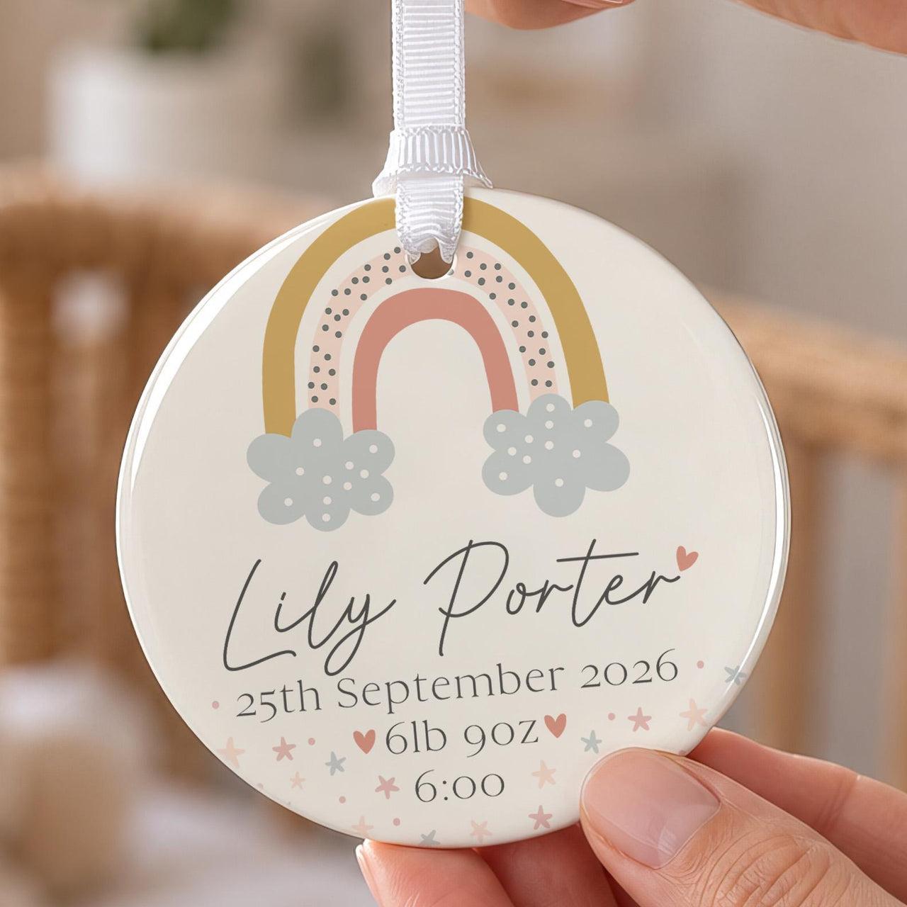 Personalised Believes Ceramic Bauble - main photo