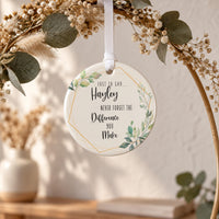 Personalised Just To Say Ceramic Bauble - lifestyle