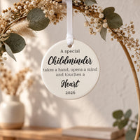 Personalised Childminder Quote Ceramic Ornament - lifestyle