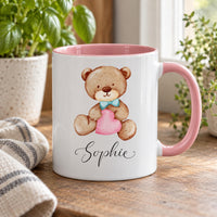 Personalised Bow Tie Bear Ceramic Mug - detail 9