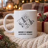 Personalised Mountain Range Ceramic Mug - detail 6