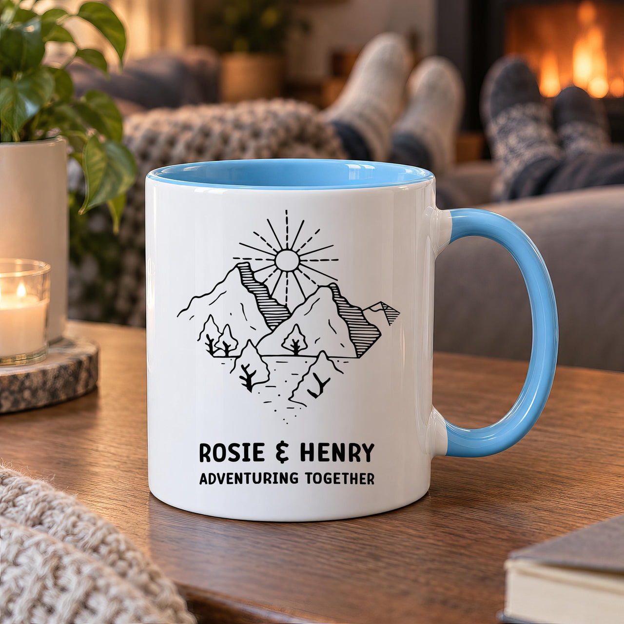 Personalised Mountain Range Ceramic Mug - detail 10