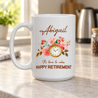Personalised Retirement Pocket Watch Ceramic Mug - detail 13