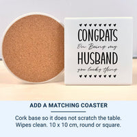 Congrats on Being My Husband Ceramic Mug - detail 3