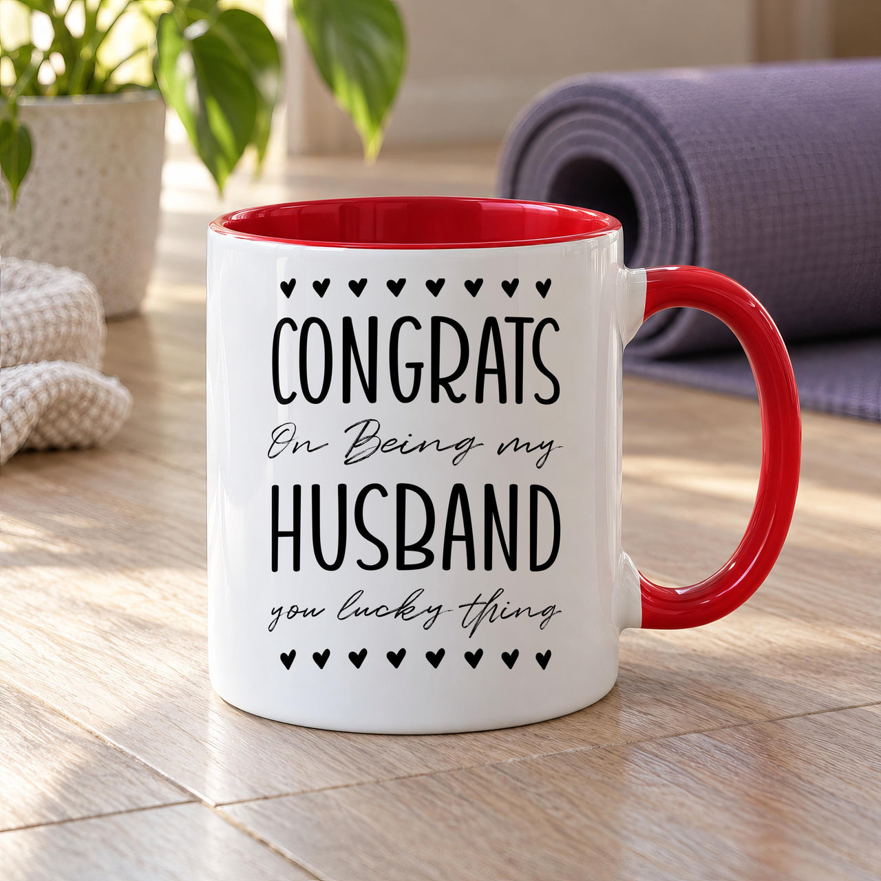 Congrats on Being My Husband Ceramic Mug - detail 7