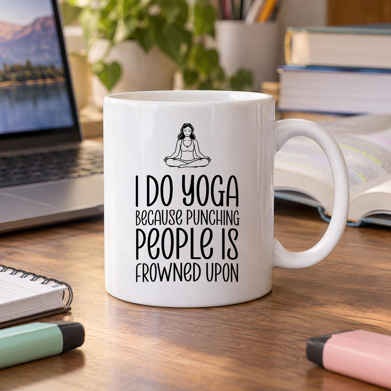 Funny Yoga Ceramic Mug - detail 6