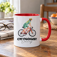Personalised Cycologist Cyclist Ceramic Mug - detail 8