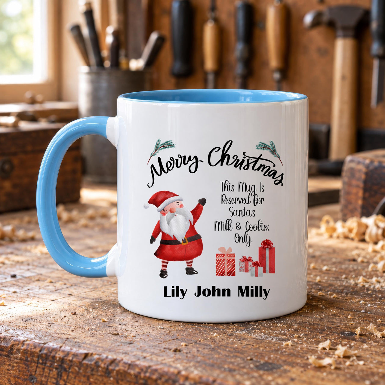 Personalised Family Santa Ceramic Mug - detail 10