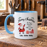 Personalised Family Santa Ceramic Mug - detail 10