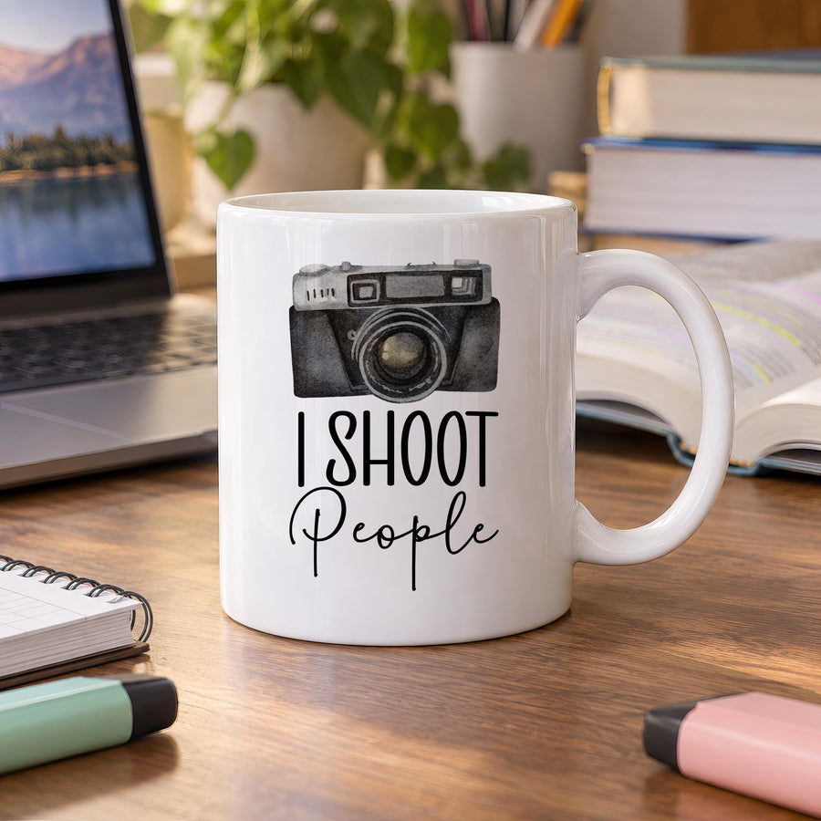 Funny Photography Ceramic Mug - photo of the finished product
