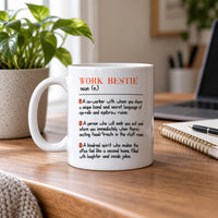 Personalised Work Bestie Ceramic Mug - detail 6