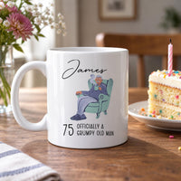 Personalised 75th Birthday Ceramic Mug - detail 6
