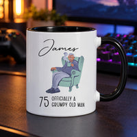 Personalised 75th Birthday Ceramic Mug - detail 7