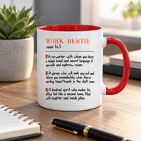 Personalised Work Bestie Ceramic Mug - detail 8
