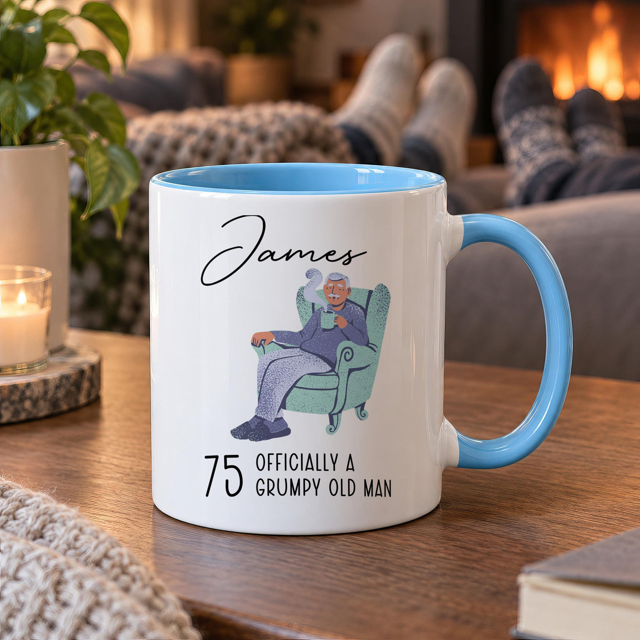 Personalised 75th Birthday Ceramic Mug - detail 10