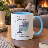 Personalised 75th Birthday Ceramic Mug - detail 10